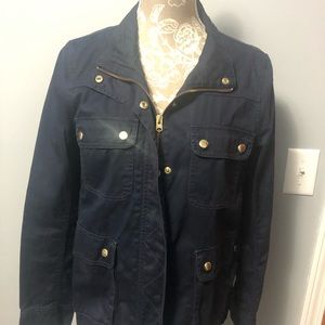 J Crew Factory Fall/Spring Jacket Navy Size Medium
